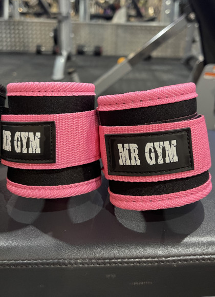 TOBILLERAS PARA POLEA FUCHSIA DE MRGYM- Fitnessstore
