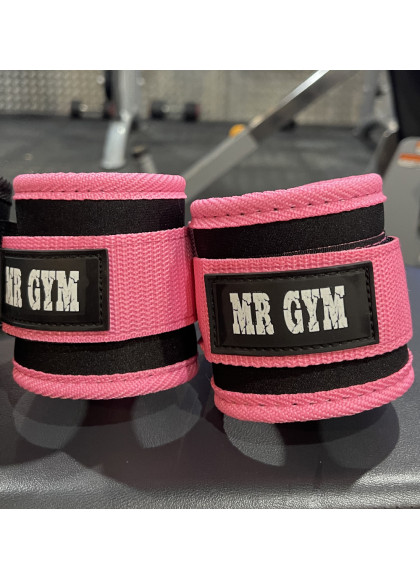 TOBILLERAS PARA POLEA FUCHSIA DE MRGYM- Fitnessstore