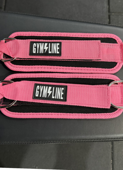 TOBILLERAS PARA POLEA FUCHSIA DE GYM LINE- Fitnessstore