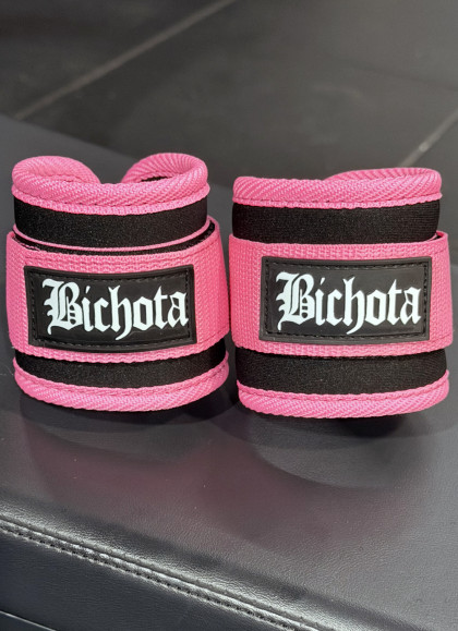 TOBILLERAS PARA POLEA FUCHSIA DE BICHOTA- Fitnessstore