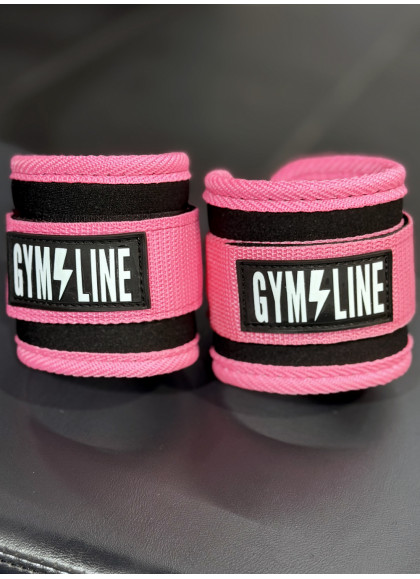TOBILLERAS PARA POLEA FUCHSIA DE GYM LINE- Fitnessstore