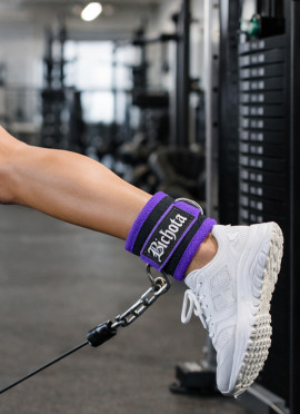 TOBILLERAS PARA POLEA PURPLE DE BICHOTA- Fitnessstore