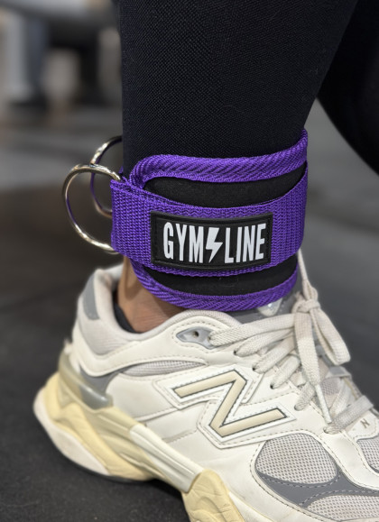 TOBILLERAS PARA POLEA PURPLE DE GYMLINE- Fitnessstore