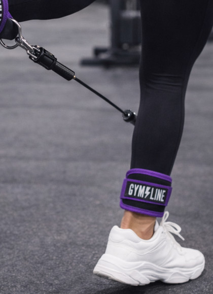 TOBILLERAS PARA POLEA PURPLE DE GYMLINE- Fitnessstore