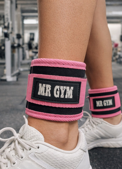 TOBILLERAS PARA POLEA FUCHSIA DE MRGYM- Fitnessstore