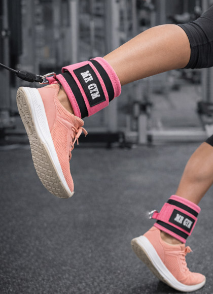 TOBILLERAS PARA POLEA FUCHSIA DE MRGYM- Fitnessstore