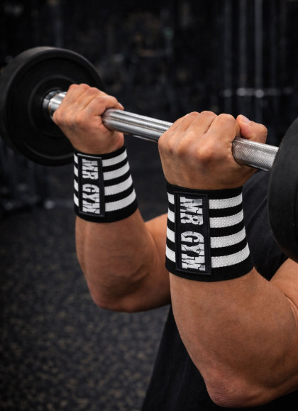 MUÑEQUERAS POWER WHITE DE MRGYM - Fitnessstore