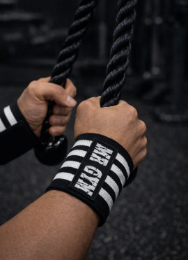 MUÑEQUERAS POWER WHITE DE MRGYM - Fitnessstore