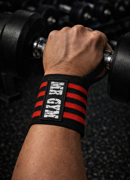 MUÑEQUERAS POWER RED DE MRGYM - Fitnessstore