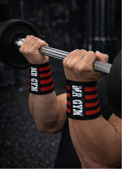 MUÑEQUERAS POWER RED DE MRGYM - Fitnessstore