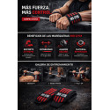 MUÑEQUERAS POWER RED DE MRGYM - Fitnessstore