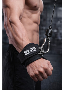 TOBILLERAS PARA POLEA BLACK DE MRGYM- Fitnessstore