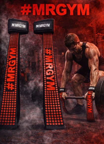 STRAPS REFORZADOS ANTIDESLISANTES RED DE MRGYM - Fitnessstore