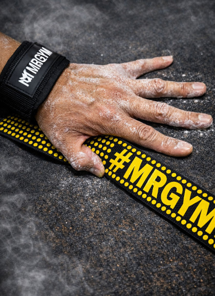 STRAPS REFORZADOS CON ANTIDESLISANTES YELLOW DE MR GYM - Fitnessstore