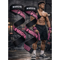 STRAPS REFORZADOS ANTIDESLISANTES PINK DE MRGYM - Fitnessstore