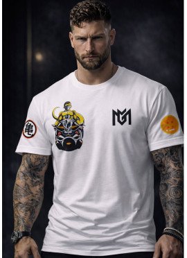 CAMISETA OVERSIZE FREEZER DRAGON BALL BLANCA - MR GYM  - FITNESSSTORE.ES 2