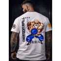 CAMISETA OVERSIZE MAESTRO ROSHI DRAGON BALL BLANCA - MR GYM  - FITNESSSTORE.ES