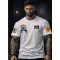 CAMISETA NEW OVERSIZE WHITE MAESTRO ROSHI DRAGON BALL DE MR GYM - FITNESSSTORE.ES