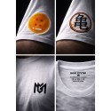 CAMISETA OVERSIZE GOTEN DRAGON BALL BLANCA - MR GYM - FITNESSSTORE.ES