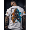 CAMISETA NEW OVERSIZE WHITE GOTEN DE DRAGON BALL DE MR GYM - FITNESSSTORE.ES