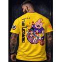 CAMISETA NEW OVERSIZE YELLOW MAJIN BOO CEREALES DRAGON BALL DE MR GYM - FITNESSSTORE.ES