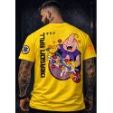 CAMISETA OVERSIZE MAJIN BOO CEREALES DRAGON BALL AMARILLO-MR GYM- FITNESSSTORE.ES