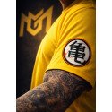 CAMISETA OVERSIZE MAJIN BOO CEREALES DRAGON BALL AMARILLO-MR GYM- FITNESSSTORE.ES