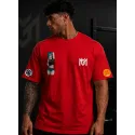 CAMISETA OVERSIZE BULMA DRAGON BALL ROJA-MR GYM