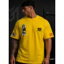 CAMISETA OVERSIZE BULMA DRAGON BALL AMARILLA-MR GYM