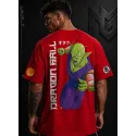 CAMISETA OVERSIZE PICCOLO DRAGON BALL ROJA-MR GYM