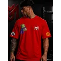 CAMISETA OVERSIZE PICCOLO DRAGON BALL ROJA-MR GYM