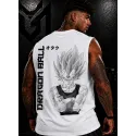 CAMISETA SIN MANGAS VEGETA GRAY – MR GYM