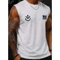 CAMISETA SIN MANGAS VEGETA GRAY – MR GYM
