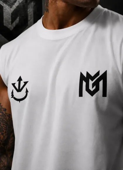 CAMISETA SIN MANGAS VEGETA GRAY – MR GYM