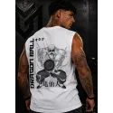 CAMISETA SIN MANGAS MAESTRO ROSHI GRAY – MR GYM