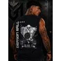 CAMISETA SIN MANGAS MAESTRO ROSHI GRAY – MR GYM