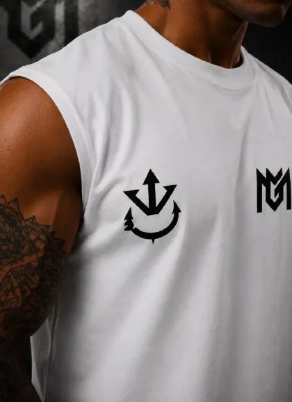 CAMISETA SIN MANGAS GOKU GT GENKIDAMA GRAY – MR GYM