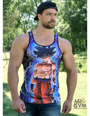 CAMISETA GOKU AZUL - FITNESSSTORE