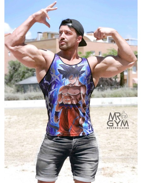 CAMISETA GOKU AZUL - FITNESSSTORE