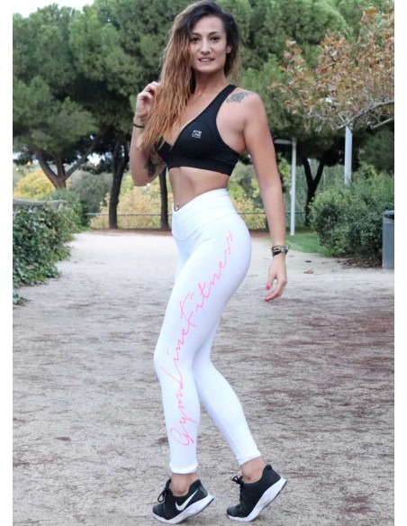 MALLA HARDCORE CRACKED White & Fucshia - Fitnessstore