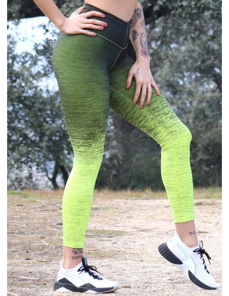 MALLAS FITNESS DEGRADE YELLOW - Fitnessstore