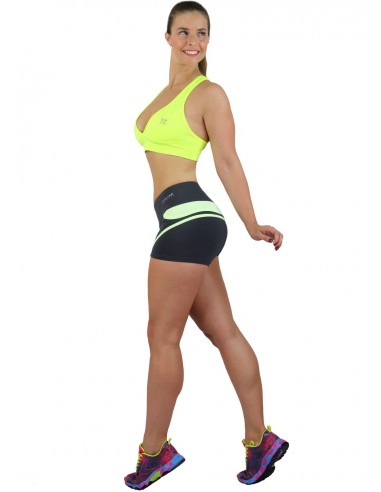 TOP PRINT ESCOTE YELLOW DE GYM LINE - Fitnessstore