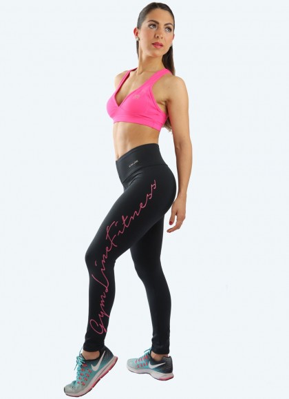 MALLA HARDCORE CRACKED BLACK & FUCSHIA - Fitnessstore