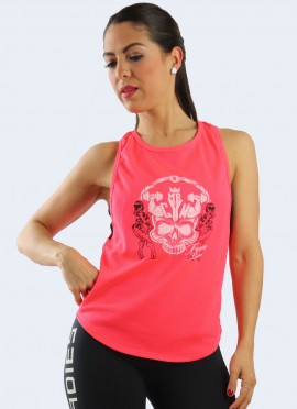 CAMISETA WAFER FEM FUCSIA NEON  - Fitnessstore