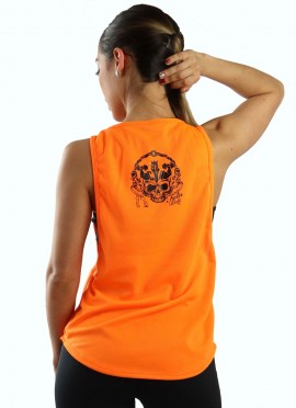 CAMISETA WAFER NARANJA NEON - Fitnessstore 2
